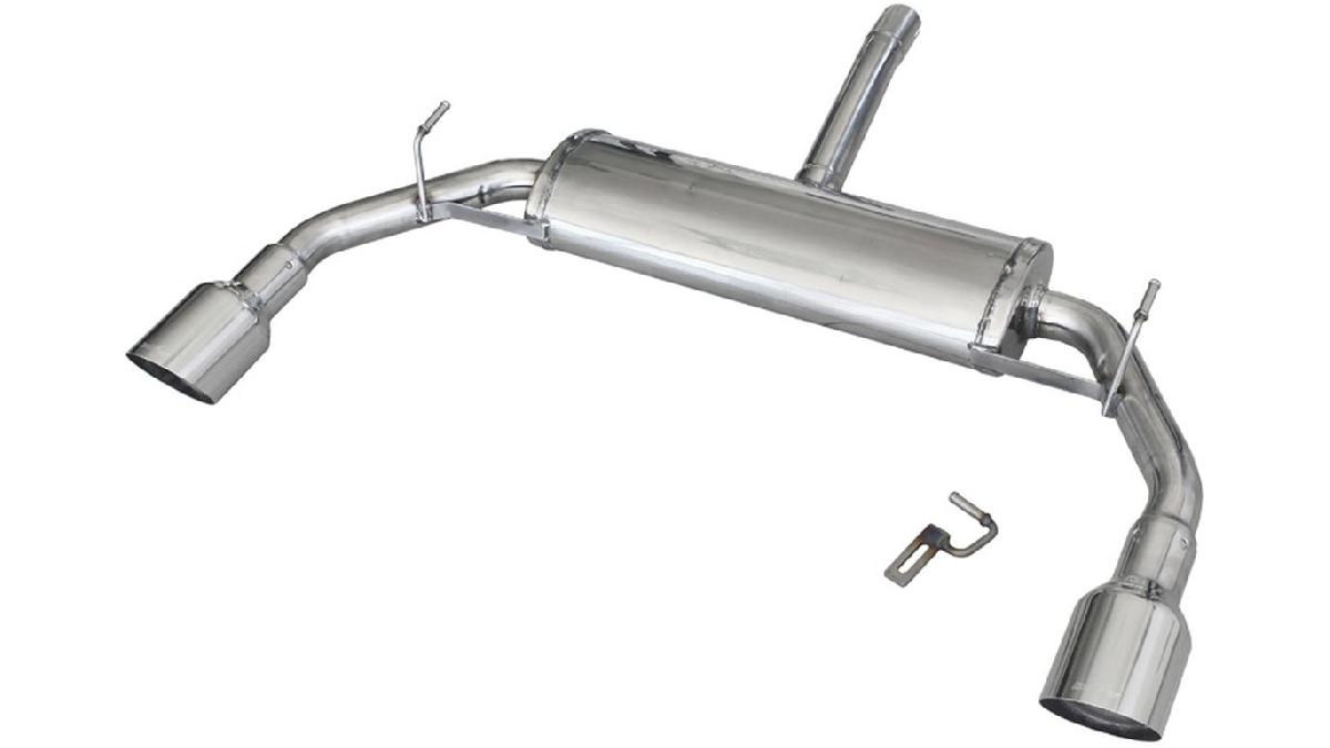 100%25+Inox+%C3%89chappement+Double+sur+mesure+pour+Alfa+Romeo+Giulietta+1.4+Turbo+%28120cv%29+2012-+Droite%2FGauche+102mm+Racing